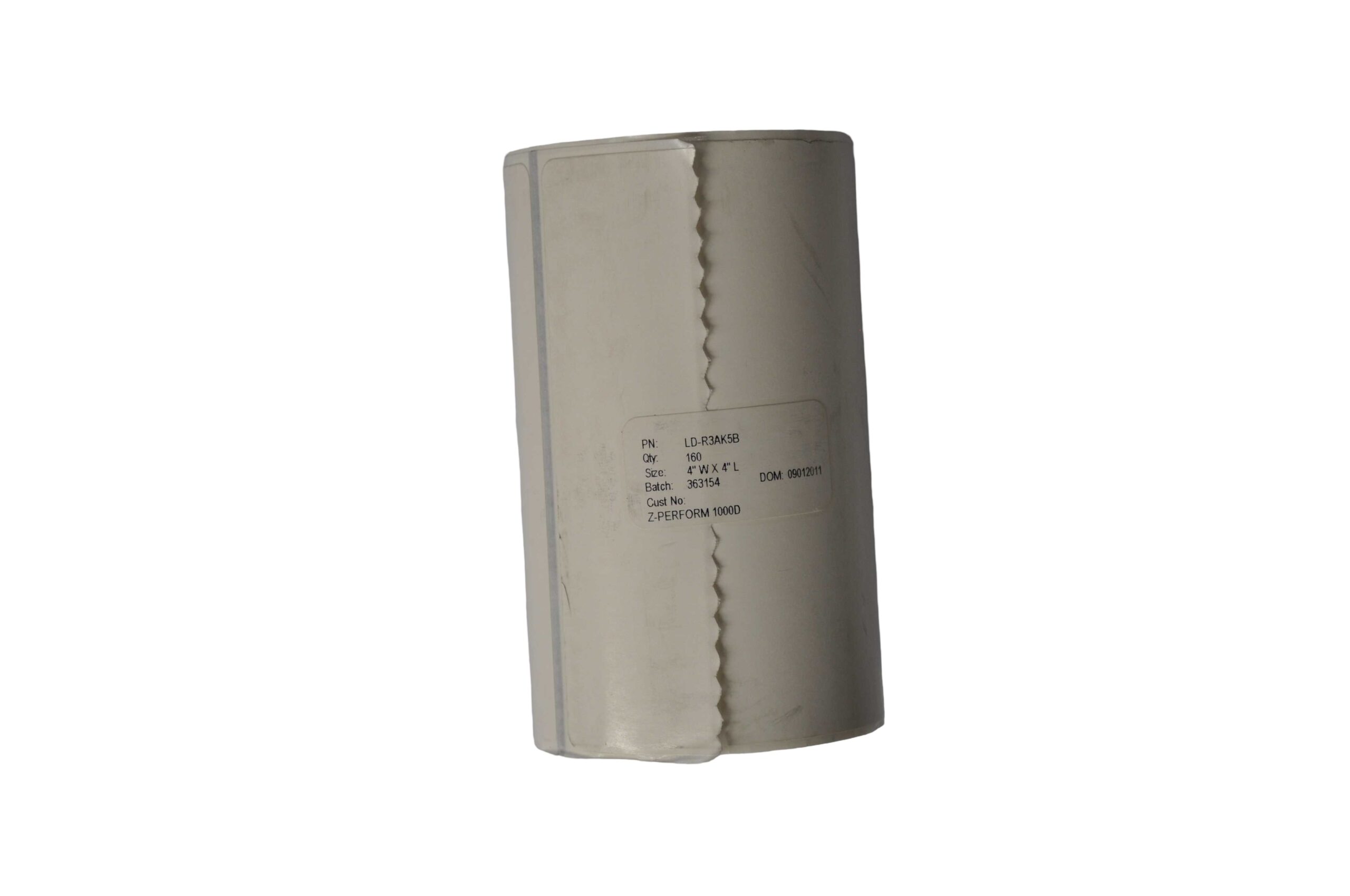 Papel térmico para etiquetas Zebra, 4 x 4 pulgadas (101,6 x 101,6 mm); DT, Z-Perform 1000D