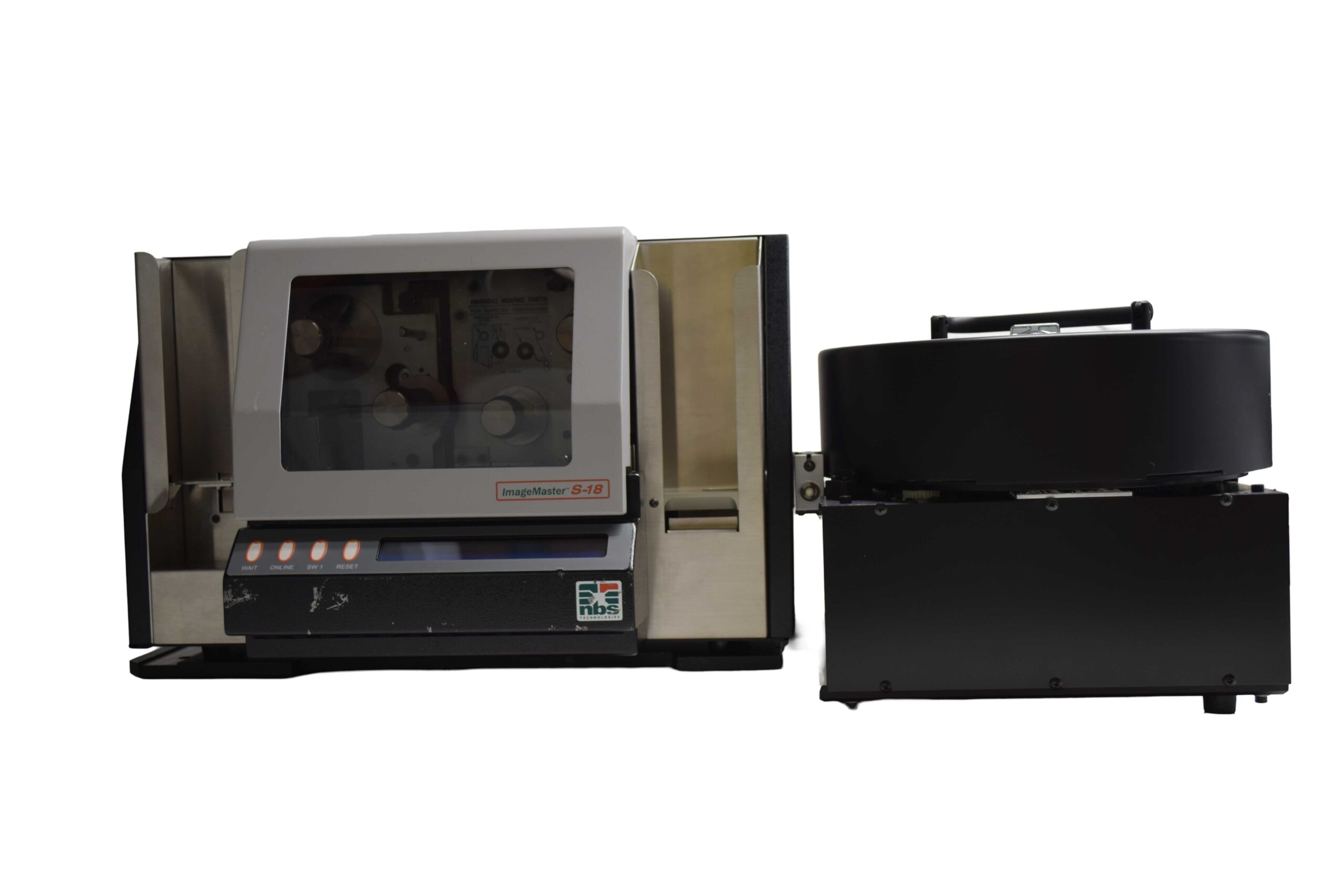 Impresora de tarjetas de identificación de una cara NBS ImageMaster S-18 con carrusel